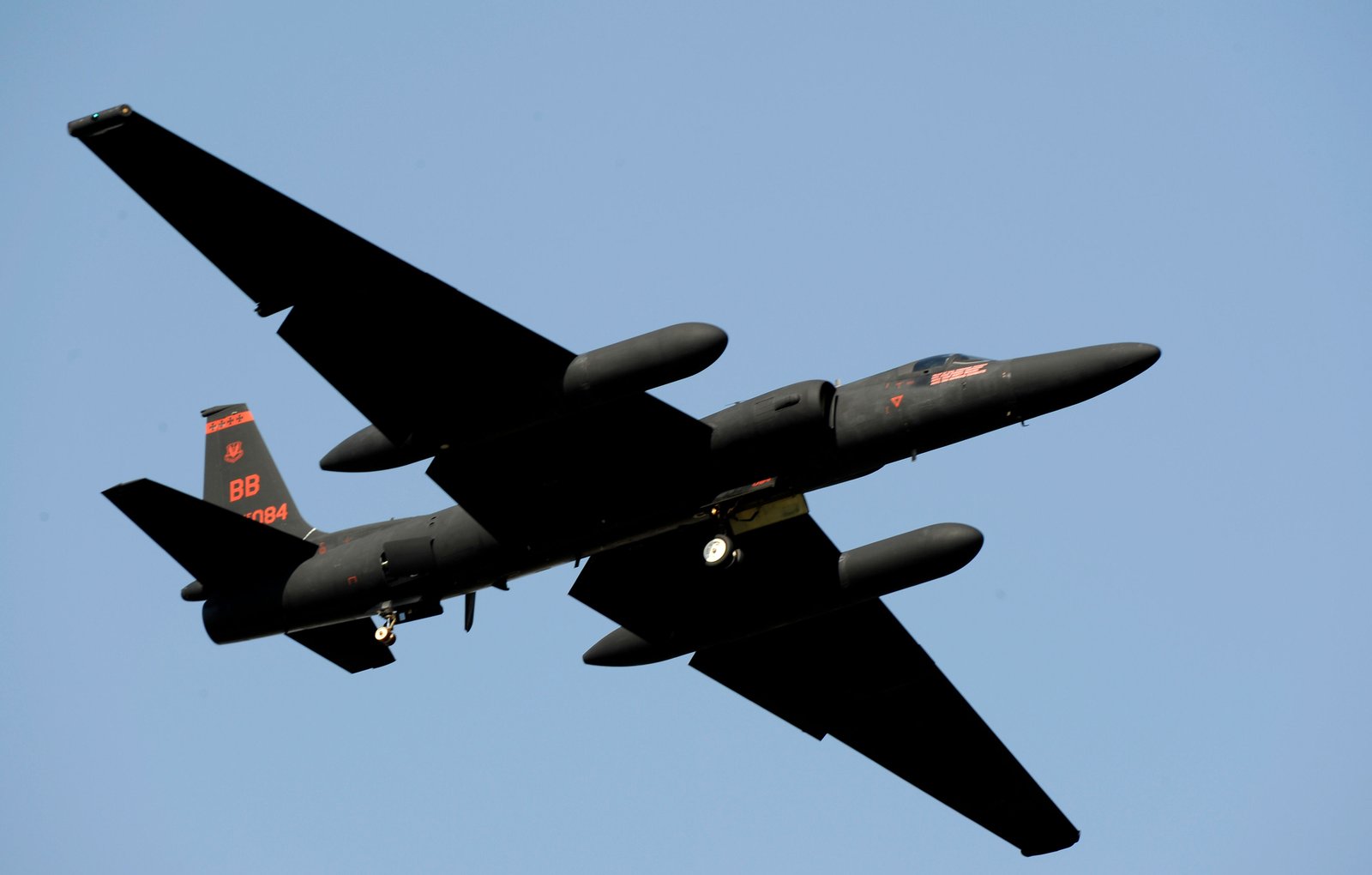 A Lockheed U-2 reconnaissance aircraft, one of the secret planes developed and tested at Area 51