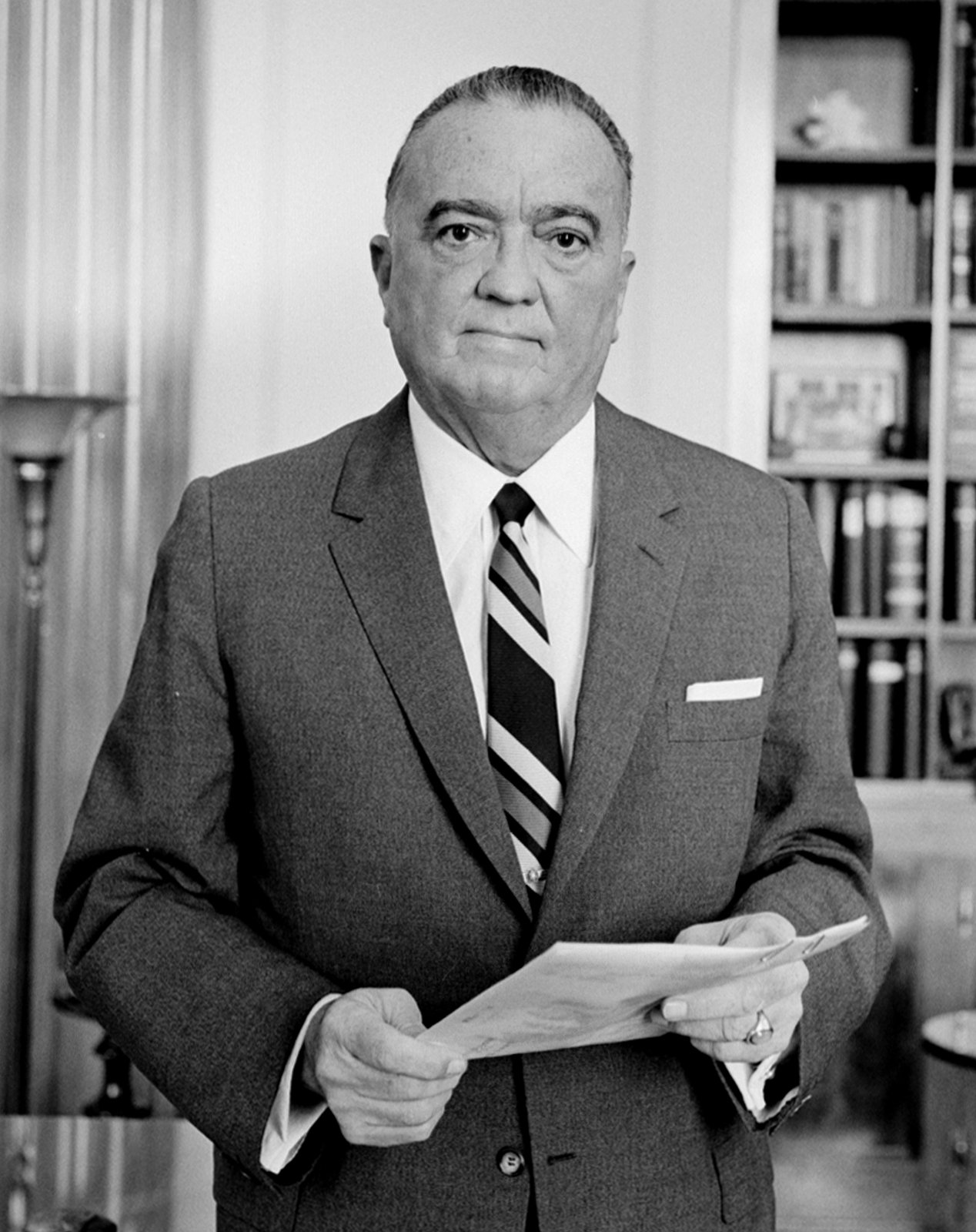 FBI Director J. Edgar Hoover, who authorized and ran the COINTELPRO operations