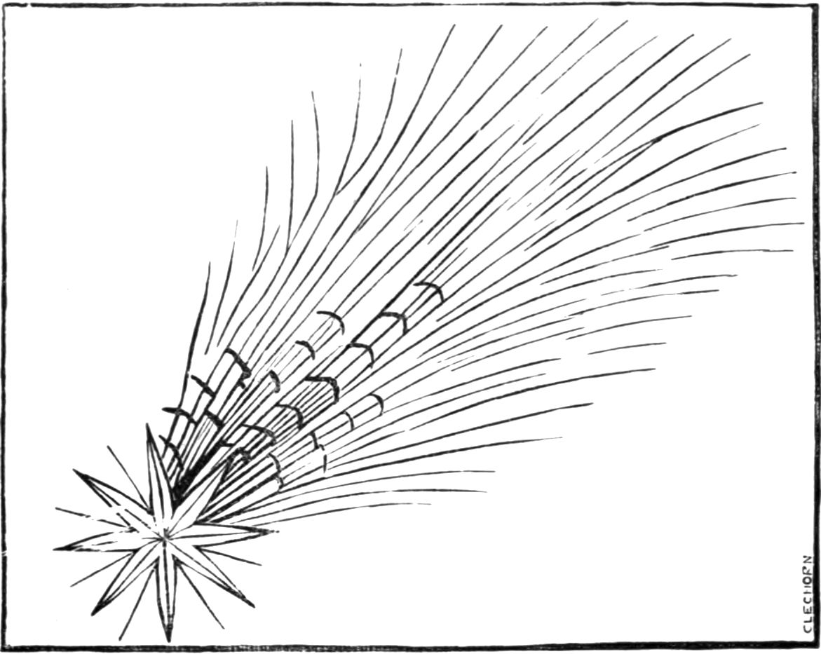 Woodcut of Halley's Comet as recorded in AD 684, a year inside the span the hypothesis says never happened