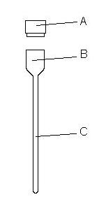 A glass capillary tube of the kind used to condense water in the polywater experiments, where the extreme surface-to-volume ratio made contamination inevitable