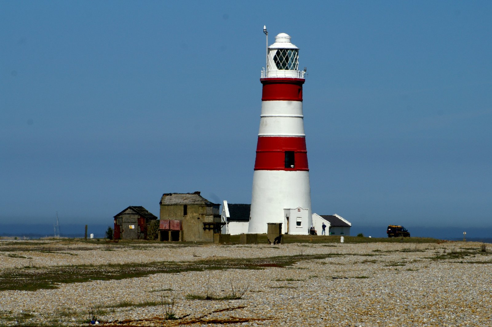 The Orford Ness lighthouse on the Suffolk coast, which stood in the line of sight from Rendlesham Forest in 1980