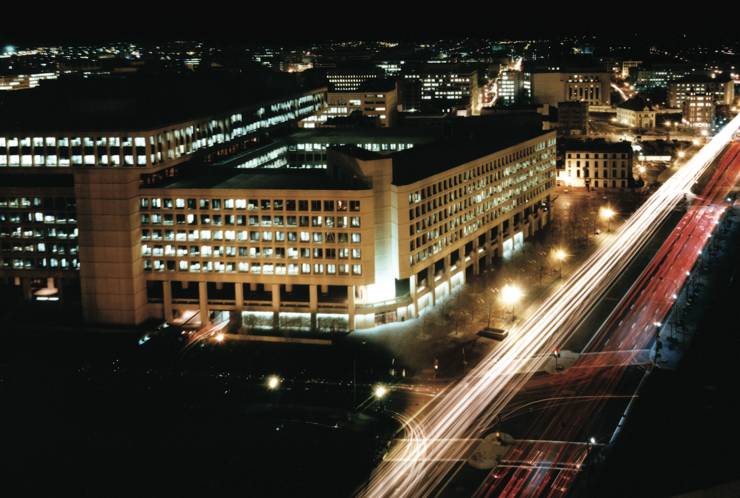 The J. Edgar Hoover Building, FBI headquarters in Washington, D.C.